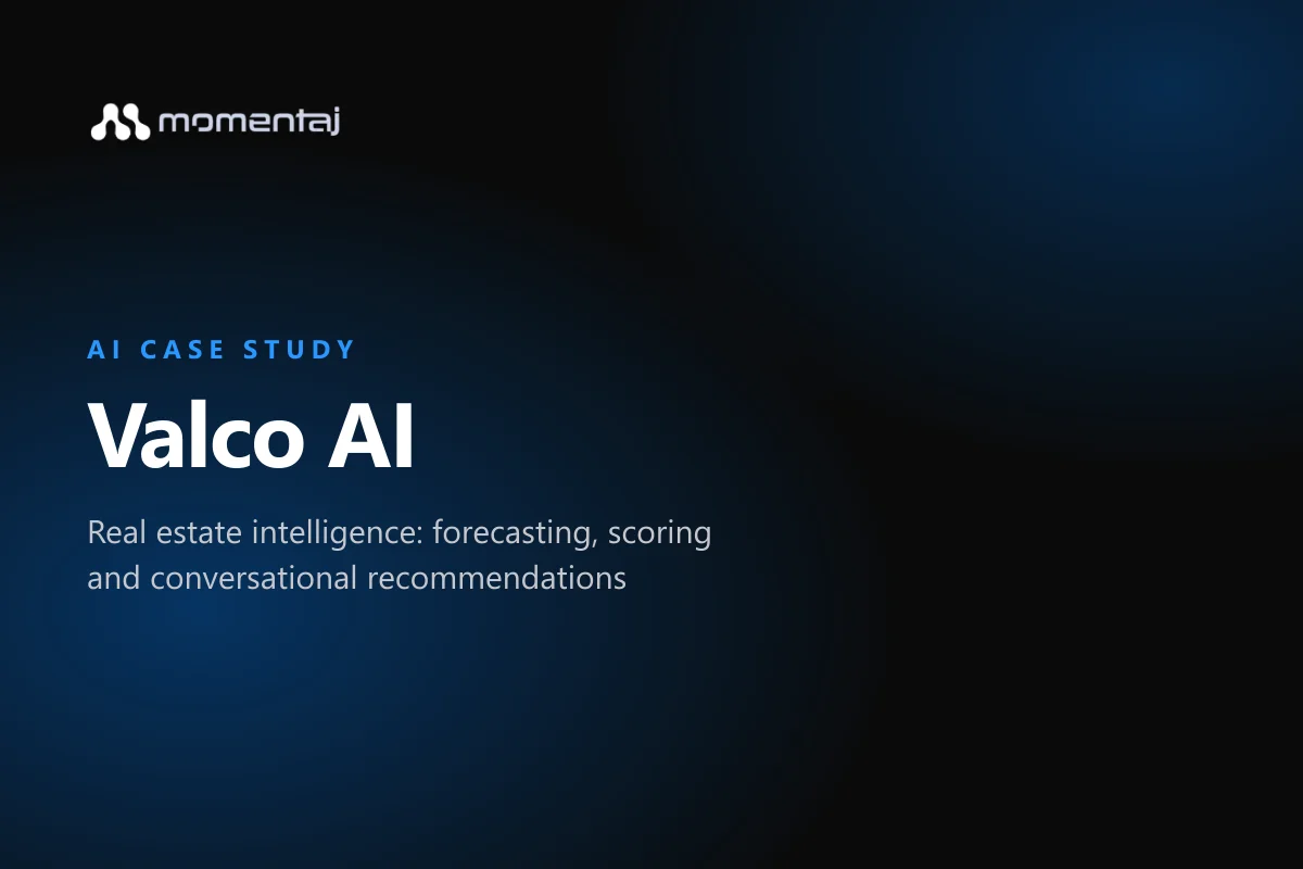 Valco AI - Real Estate Intelligence Platform for Dubai screenshot